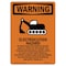 Signmission OSHA Warning Sign, 14" H, 10" W, Rigid Plastic, Electrocution Hazard, Portrait, WS-P-1014-V-13139 OS-WS-P-1014-V-13139 - alternate 1